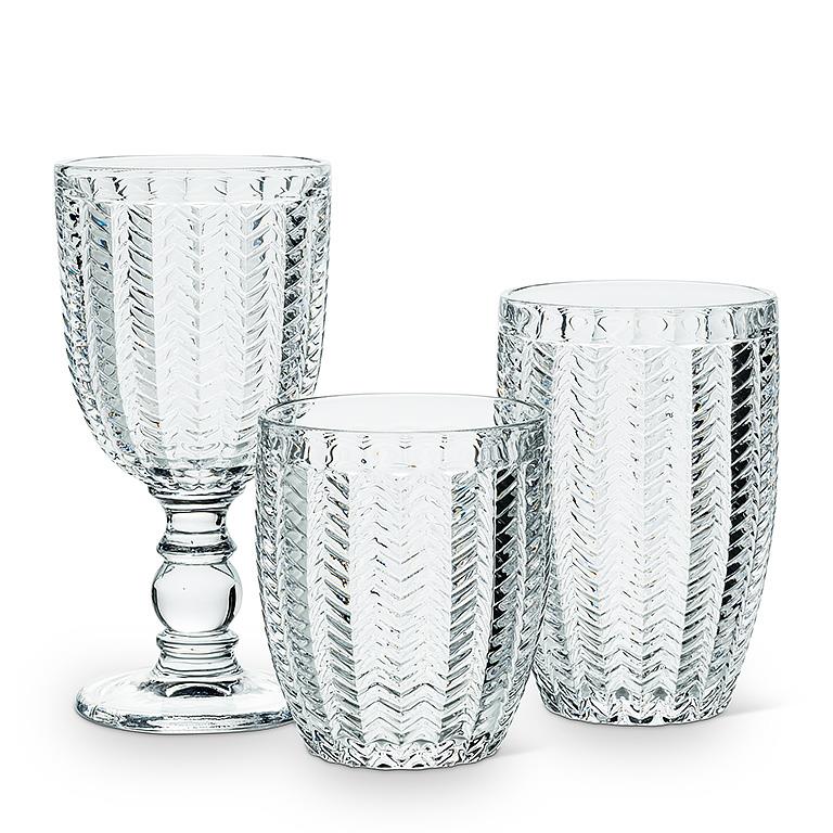 Herringbone Highball, 14 oz