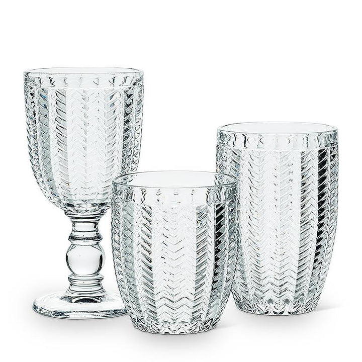 Herringbone Highball, 14 oz