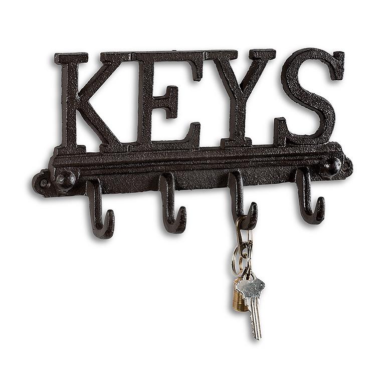 Cast Iron "Keys" Hook