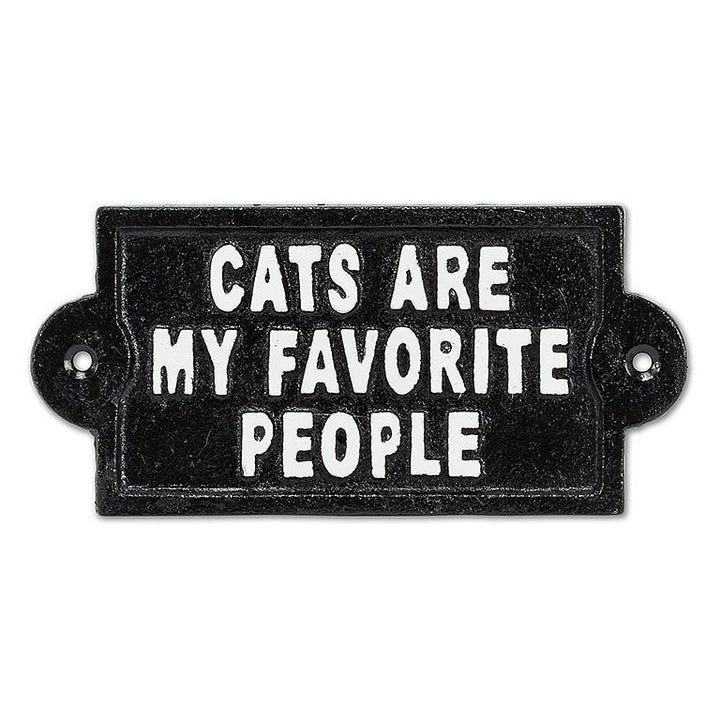 "Cats are my Favorite..." Sign, 6"