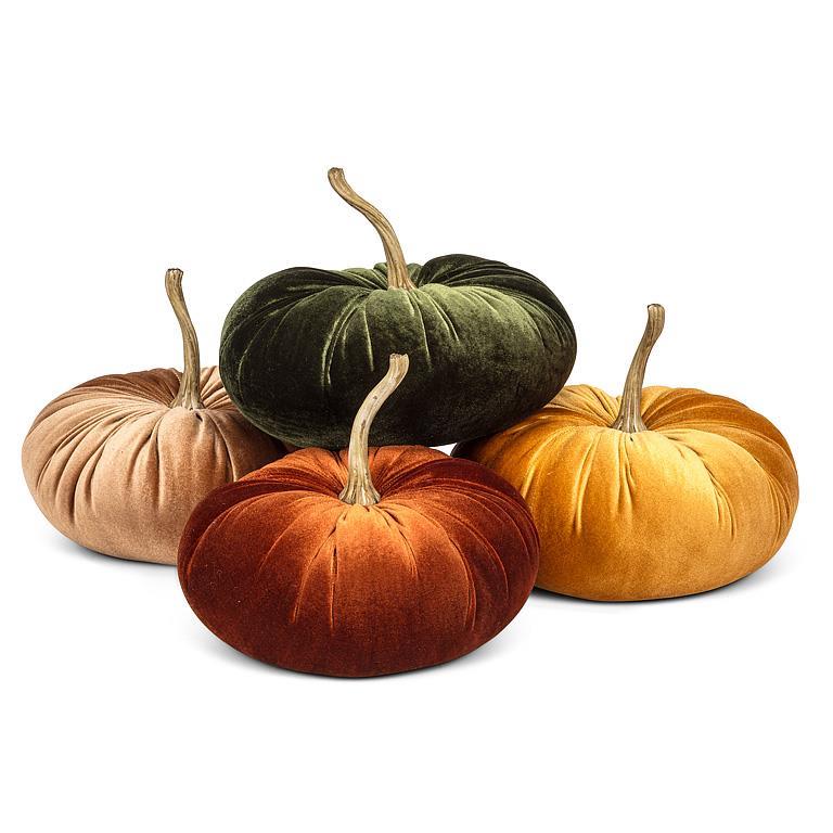 Velour Velvet Pumpkins