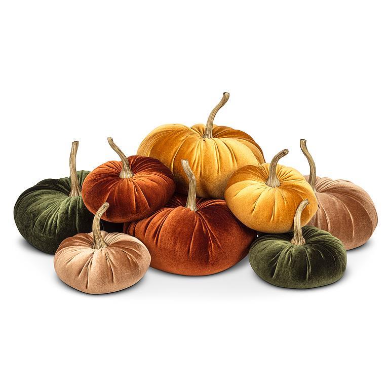 Velour Velvet Pumpkins