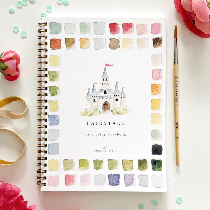 Watercolor Painting Workbooks, Step-by-Step Art Books