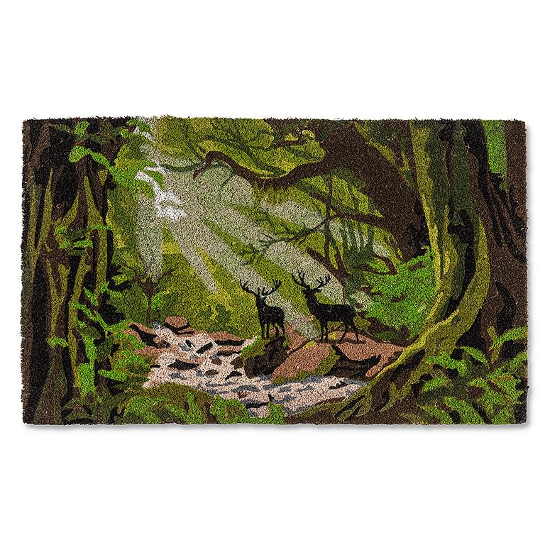 Forest Door Mat, 18 x 30