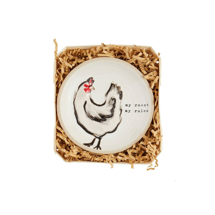 Farm Animal Stoneware Tidbit Dishes, 4.5"