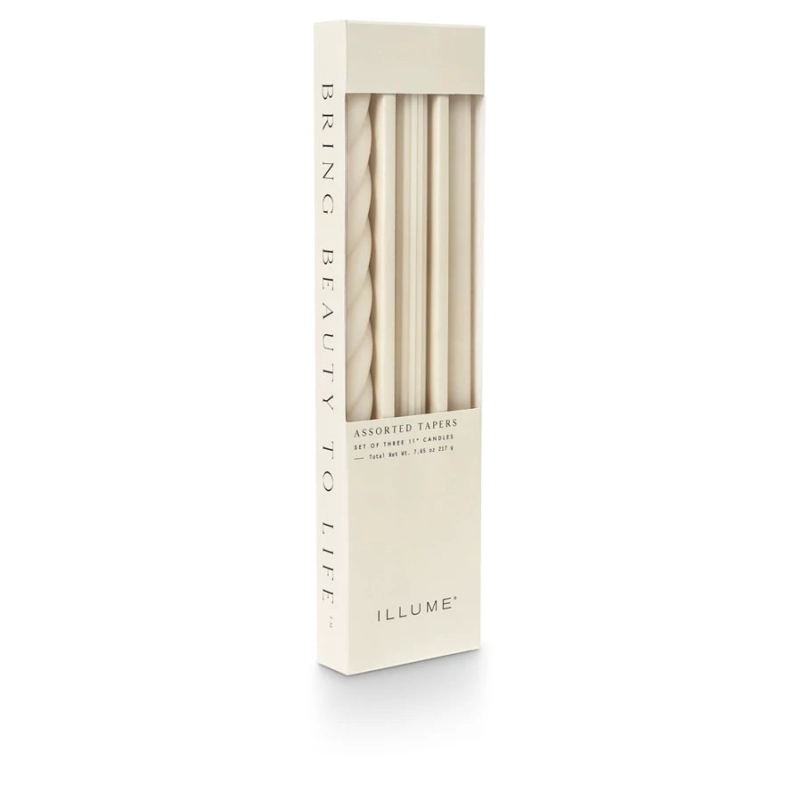 Assorted Candle Tapers, 3-Pack