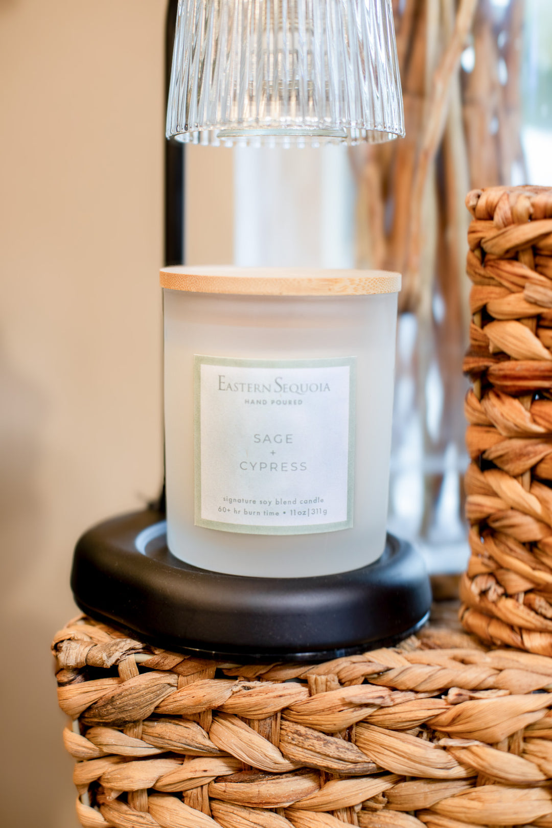Sage + Cypress Candle, 11 oz