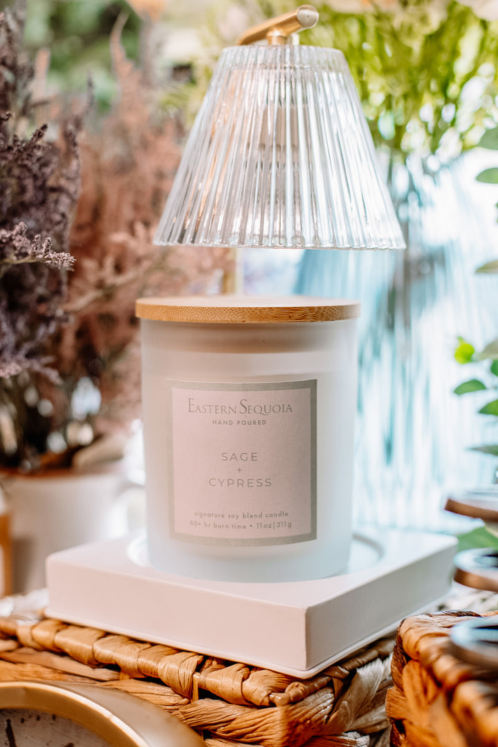 Sage + Cypress Candle, 11 oz