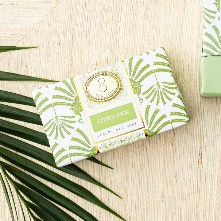 Citrus Sage Wrapped Bar Soap, 7oz