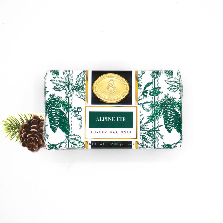 Alpine Fir Wrapped Bar Soap, 7oz