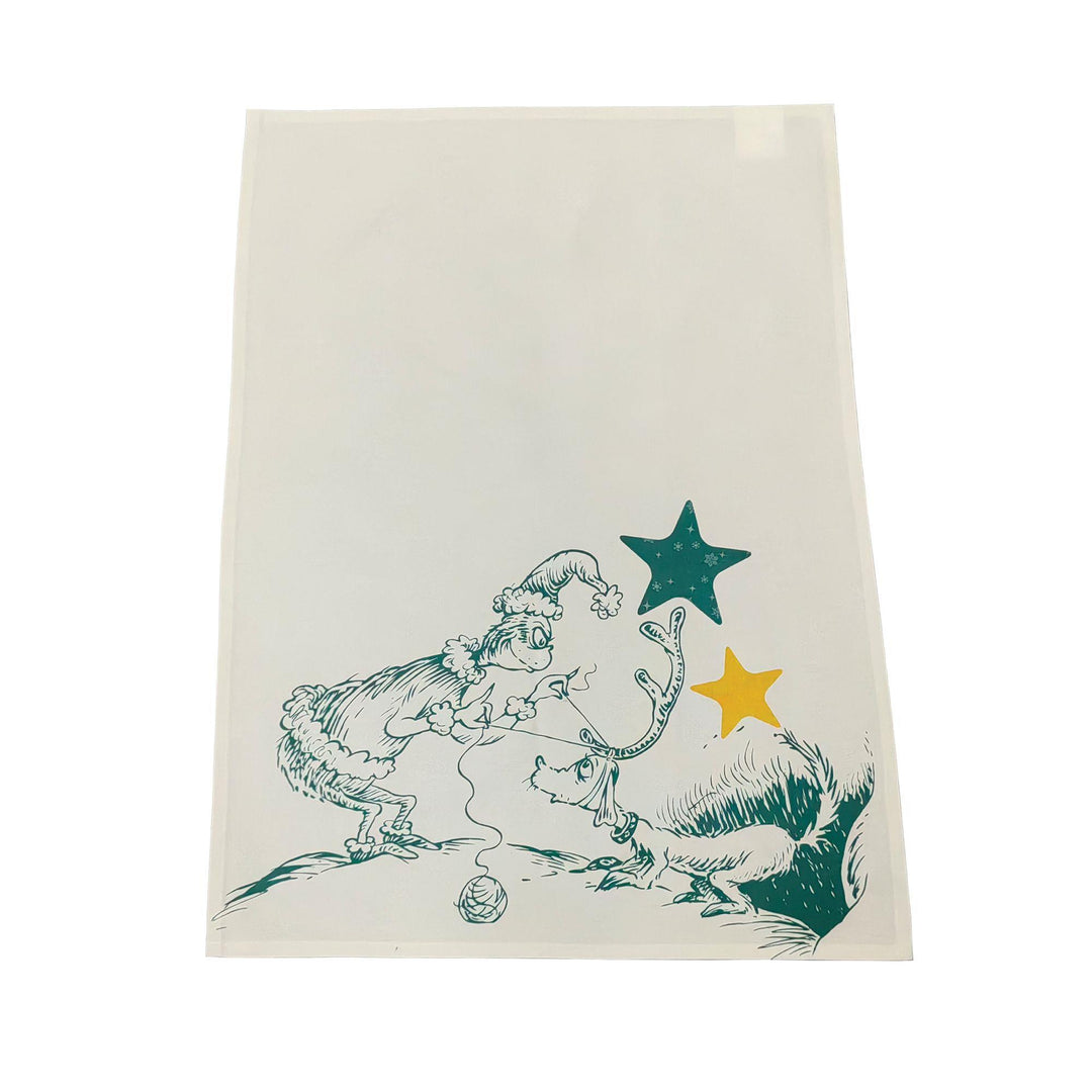 Max and Grinch Tea Towel