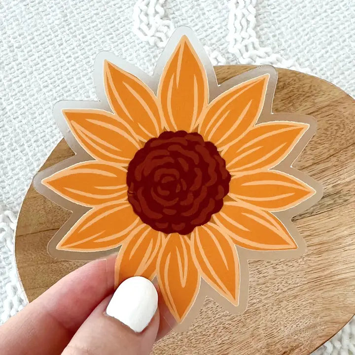 Sunflower Field Sticker, 3"