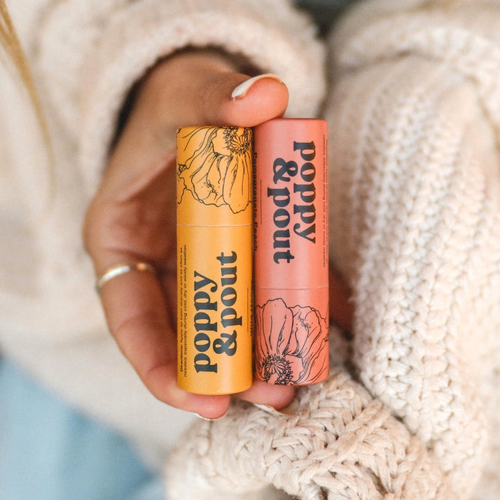 Poppy &amp; Pout Lip Balm Collection | Natural Hydrating Lip Balm