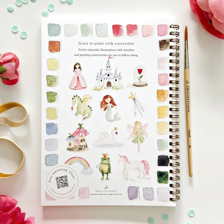 Watercolor Painting Workbooks, Step-by-Step Art Books