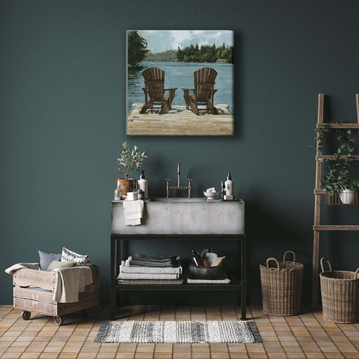 Adirondack Chairs Giclee Wall Art