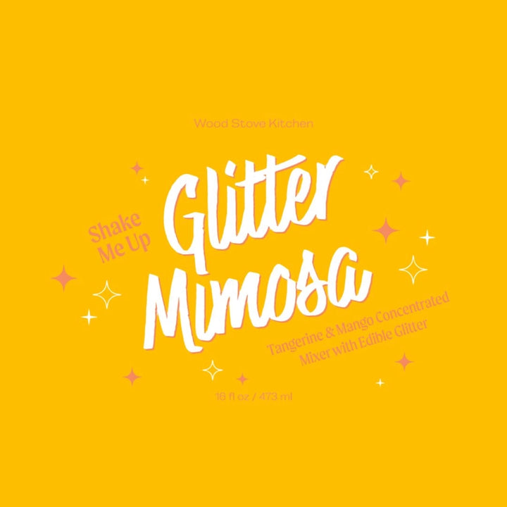 Glitter Mimosa Mixer, 16 oz