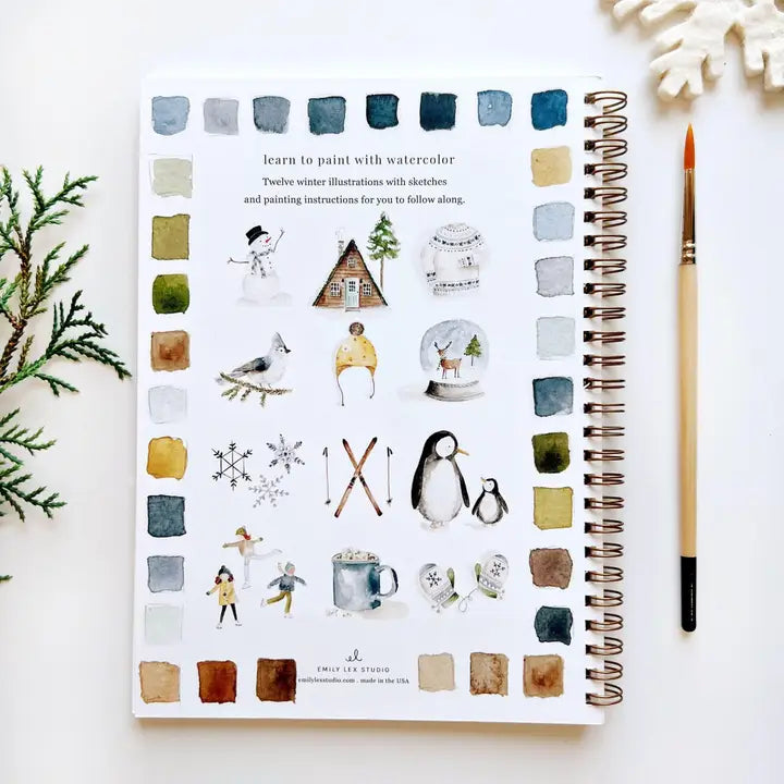 Watercolor Painting Workbooks, Step-by-Step Art Books