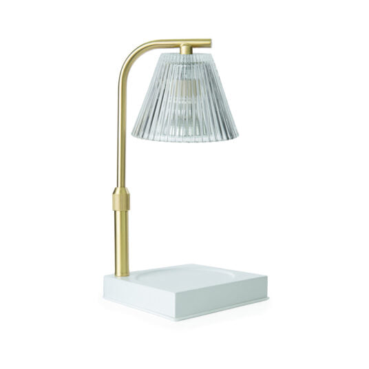 Gold + White Candle Warmer Lamp