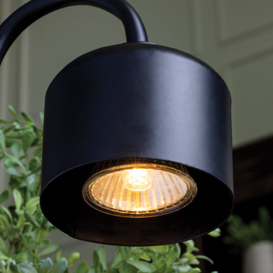 Black arch candle warmer