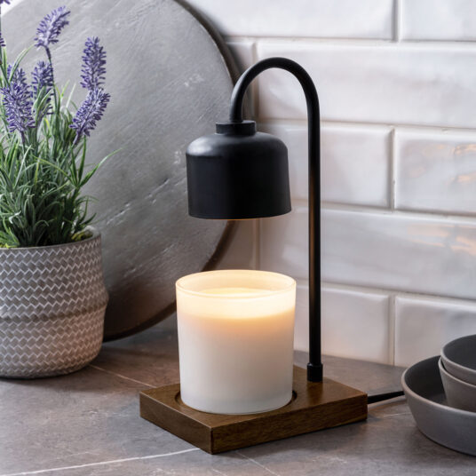 Black arch candle warmer