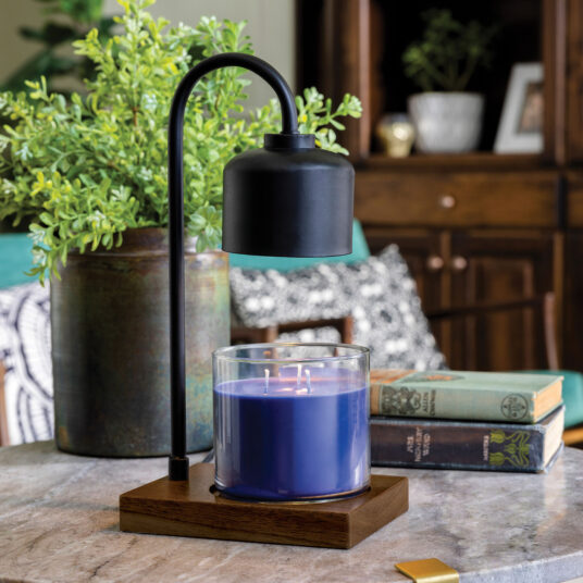 Black arch candle warmer