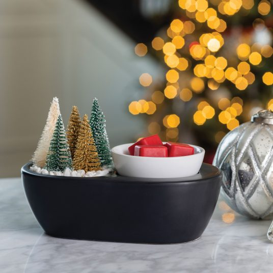 Bottle Brush Christmas Tree Wax Warmer