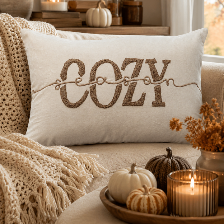 Cozy Season Tufted Lumbar Pillow, 24"