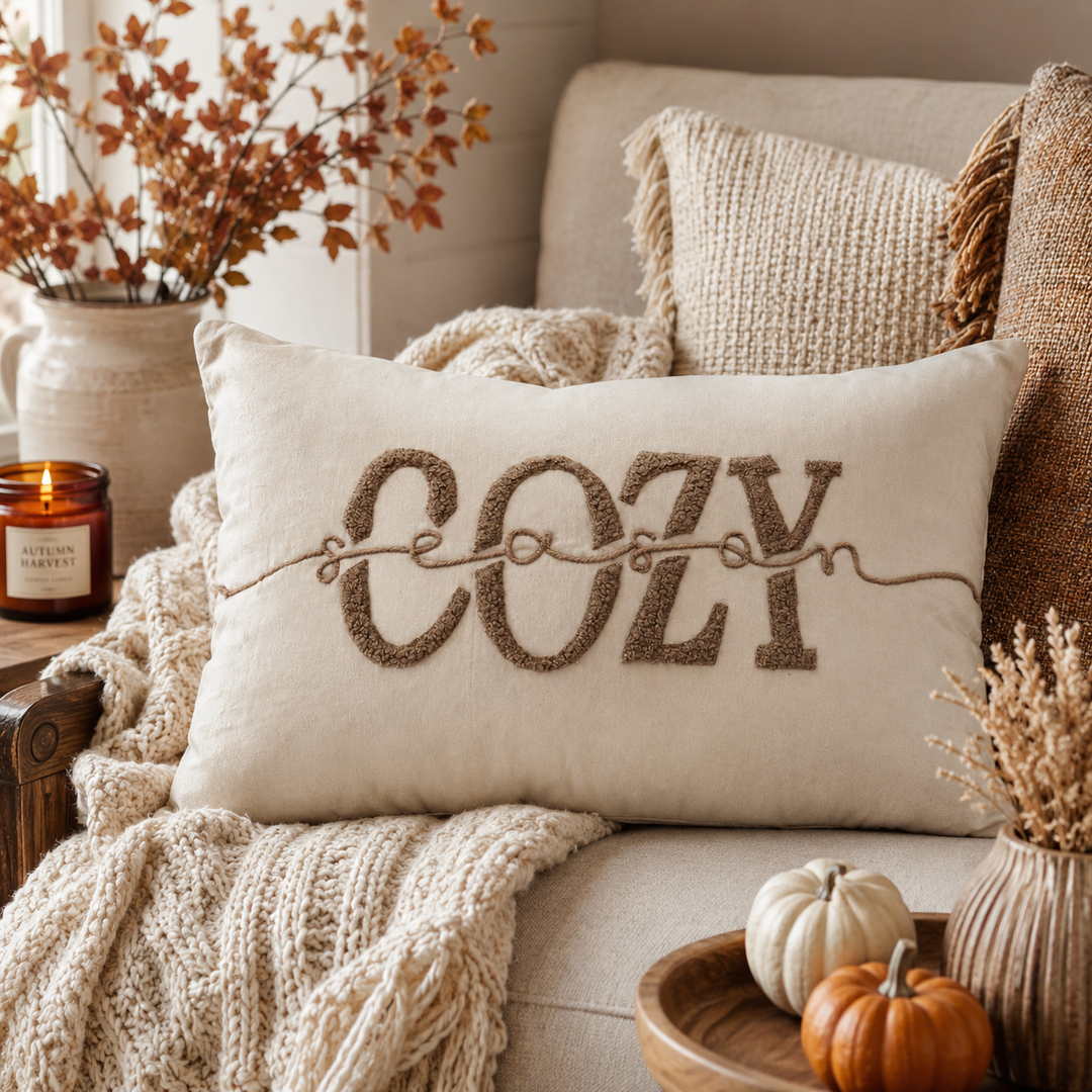 Cozy Season Tufted Lumbar Pillow, 24"