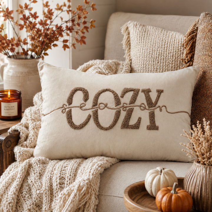 Cozy Season Tufted Lumbar Pillow, 24"