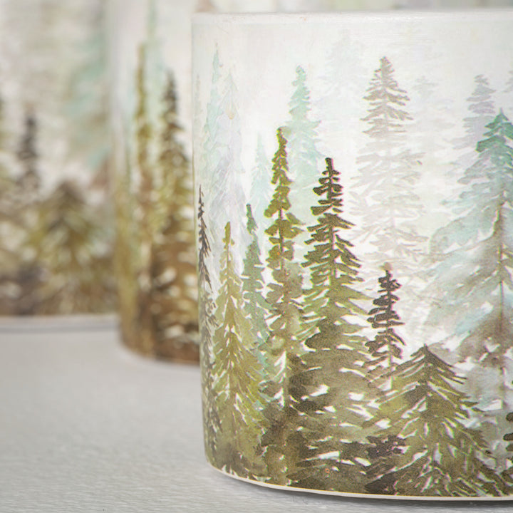 Tree Design Ceramic Pots