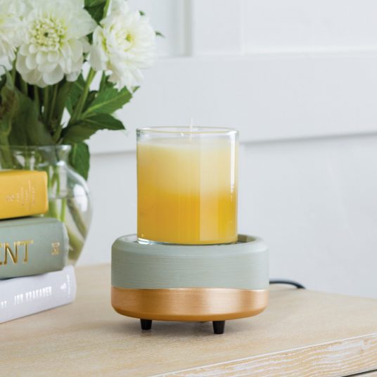 Green &amp; Gold 2-In-1 Warmer