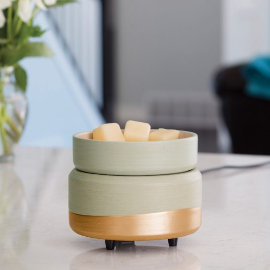 Green &amp; Gold 2-In-1 Warmer