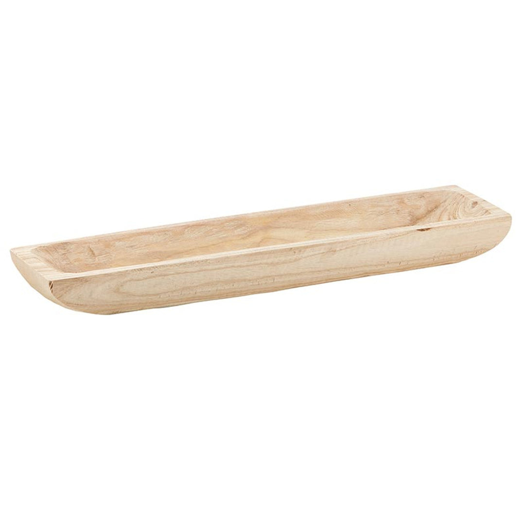 Natural Wood Rectangle Tray, 26"