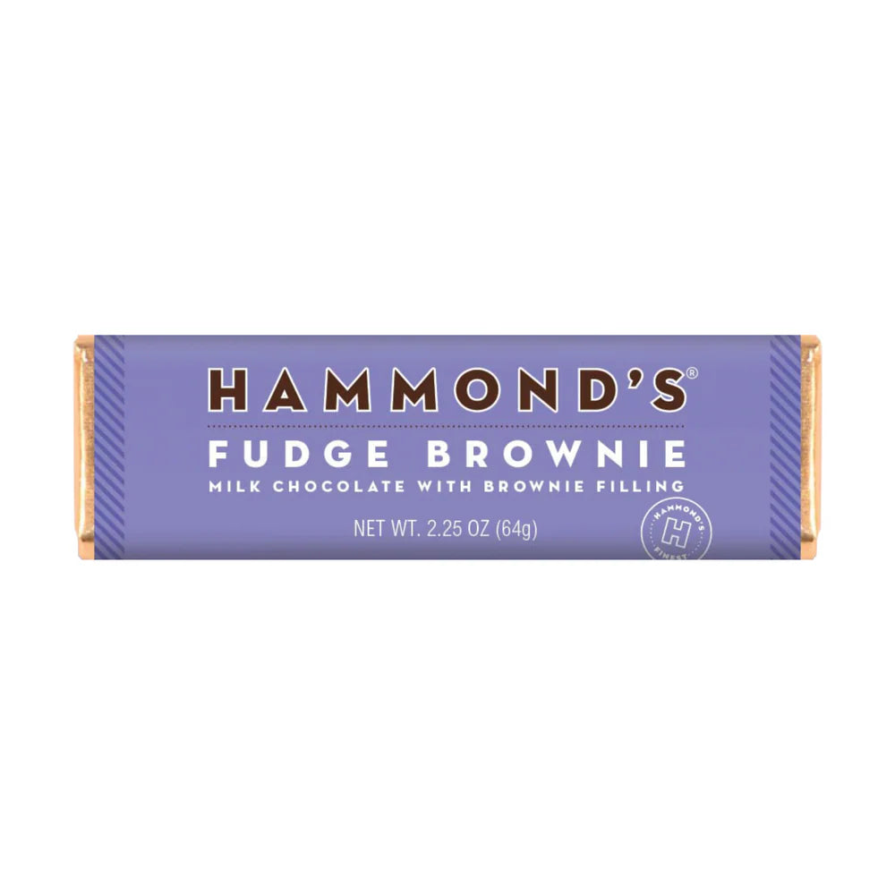 Hammond’s Fudge Brownie Milk Chocolate Bar, 2.25 oz