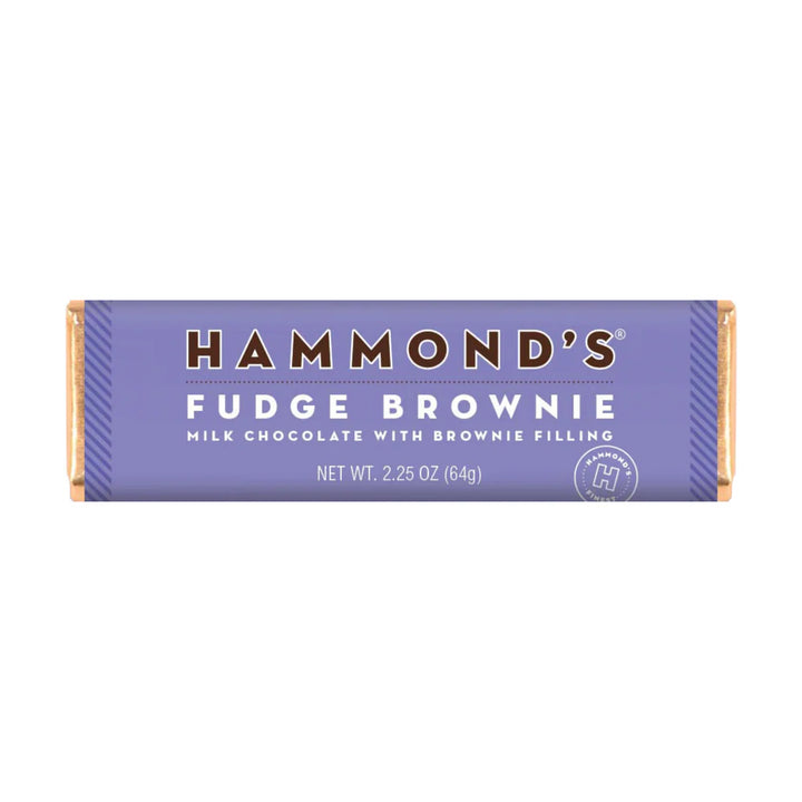 Hammond’s Fudge Brownie Milk Chocolate Bar, 2.25 oz