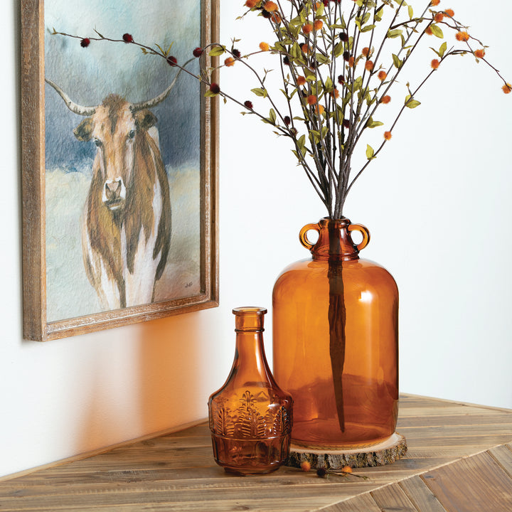 Amber Jug Vase