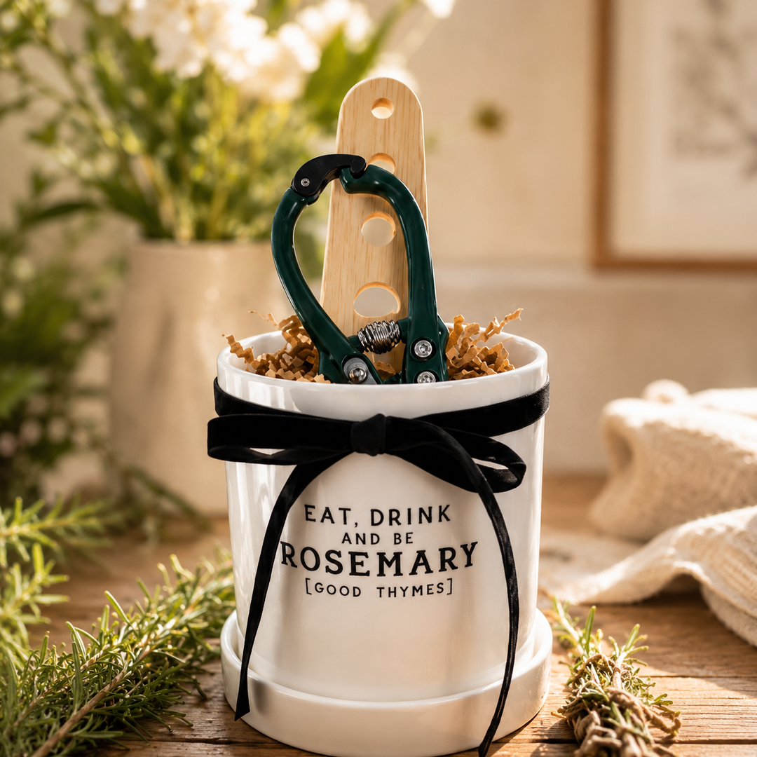 “Eat, Drink &amp; Be Rosemary” Garden Gift Bundle
