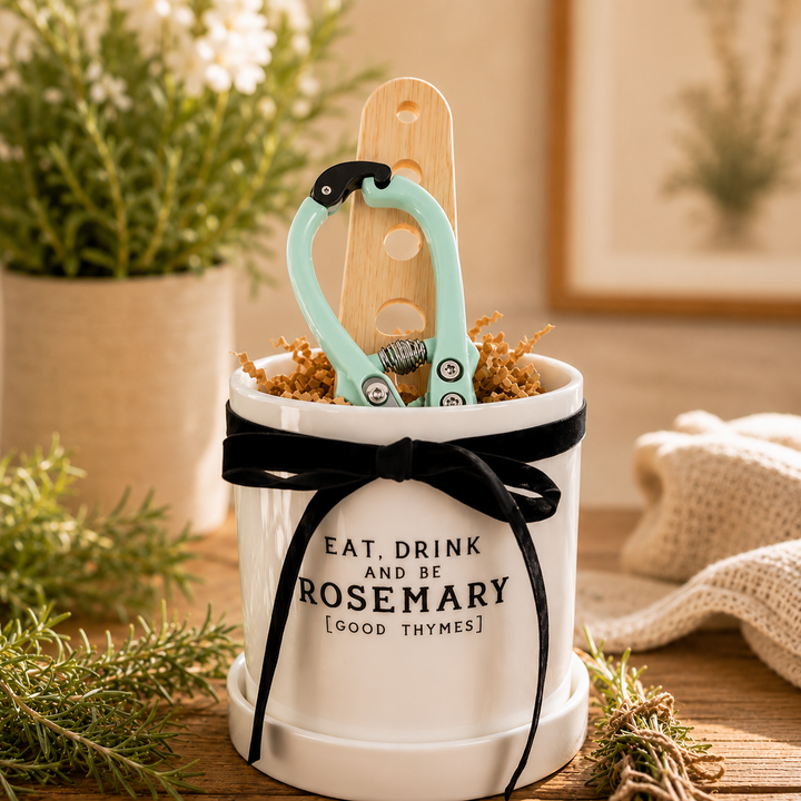 “Eat, Drink &amp; Be Rosemary” Garden Gift Bundle
