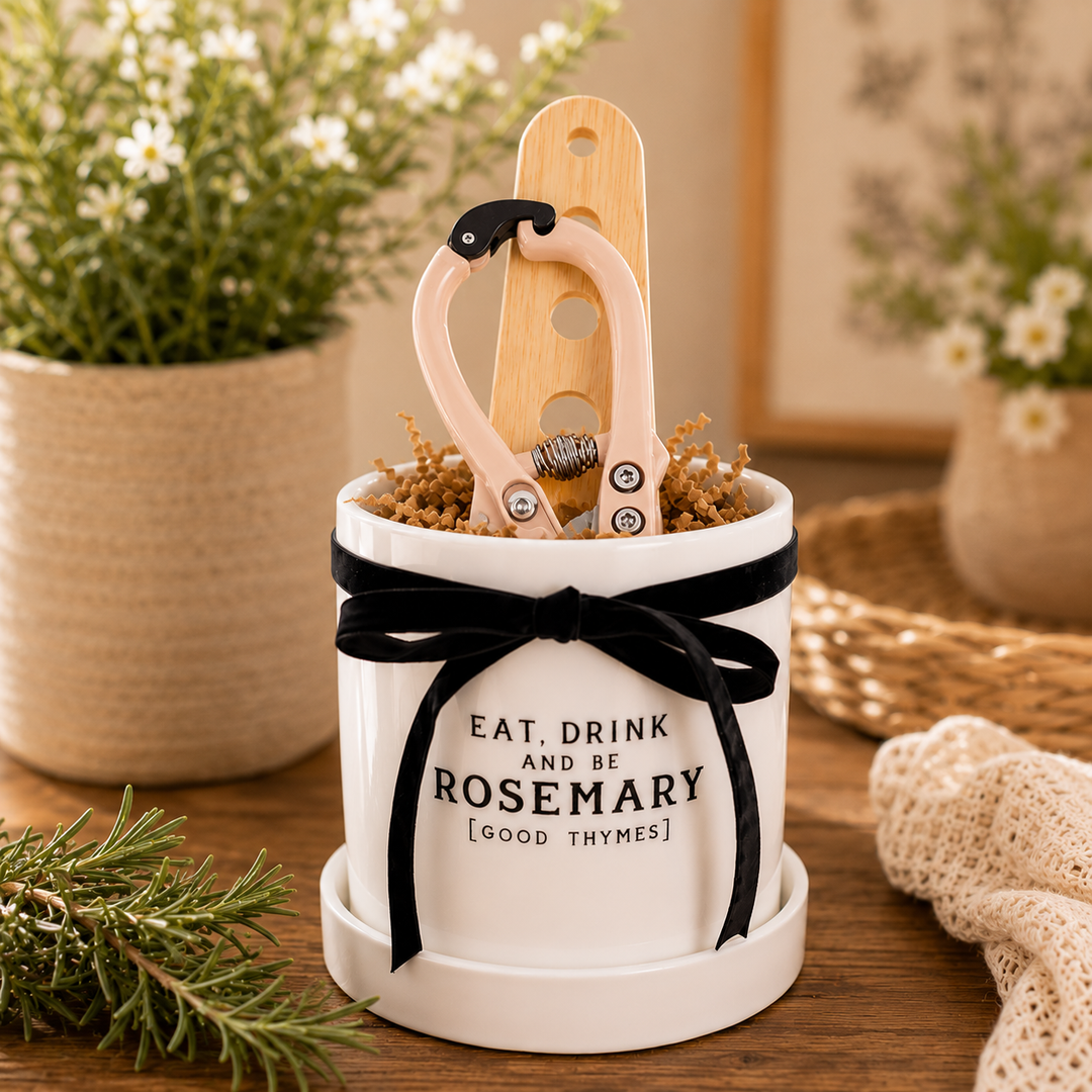 “Eat, Drink &amp; Be Rosemary” Garden Gift Bundle