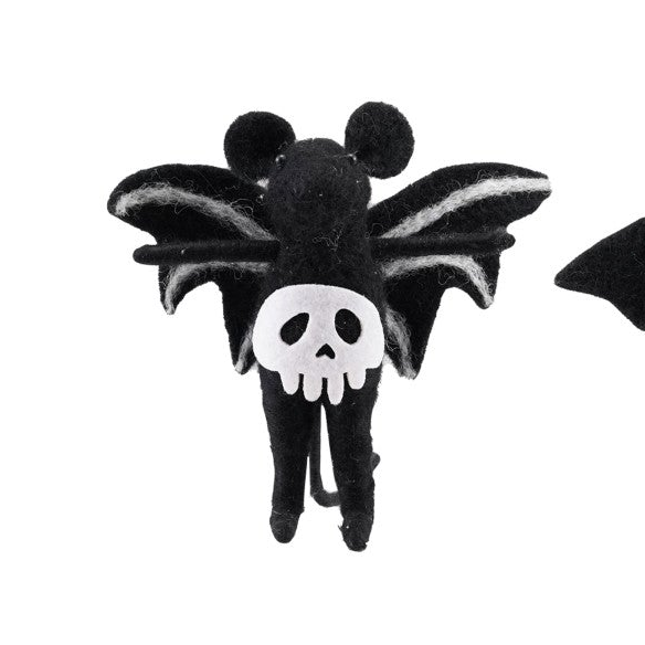 Handmade Wool Felt Halloween Mice