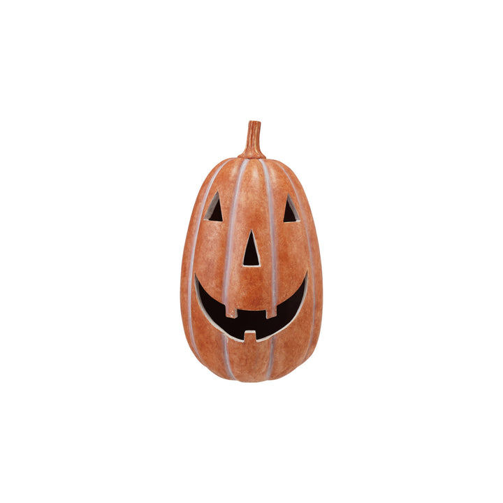 Lighted Resin Jack-O’-Lantern