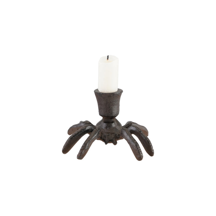 Cast Iron Spider Taper Candle Holder