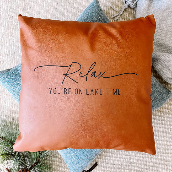 Relax, Throw Pillow 15x15