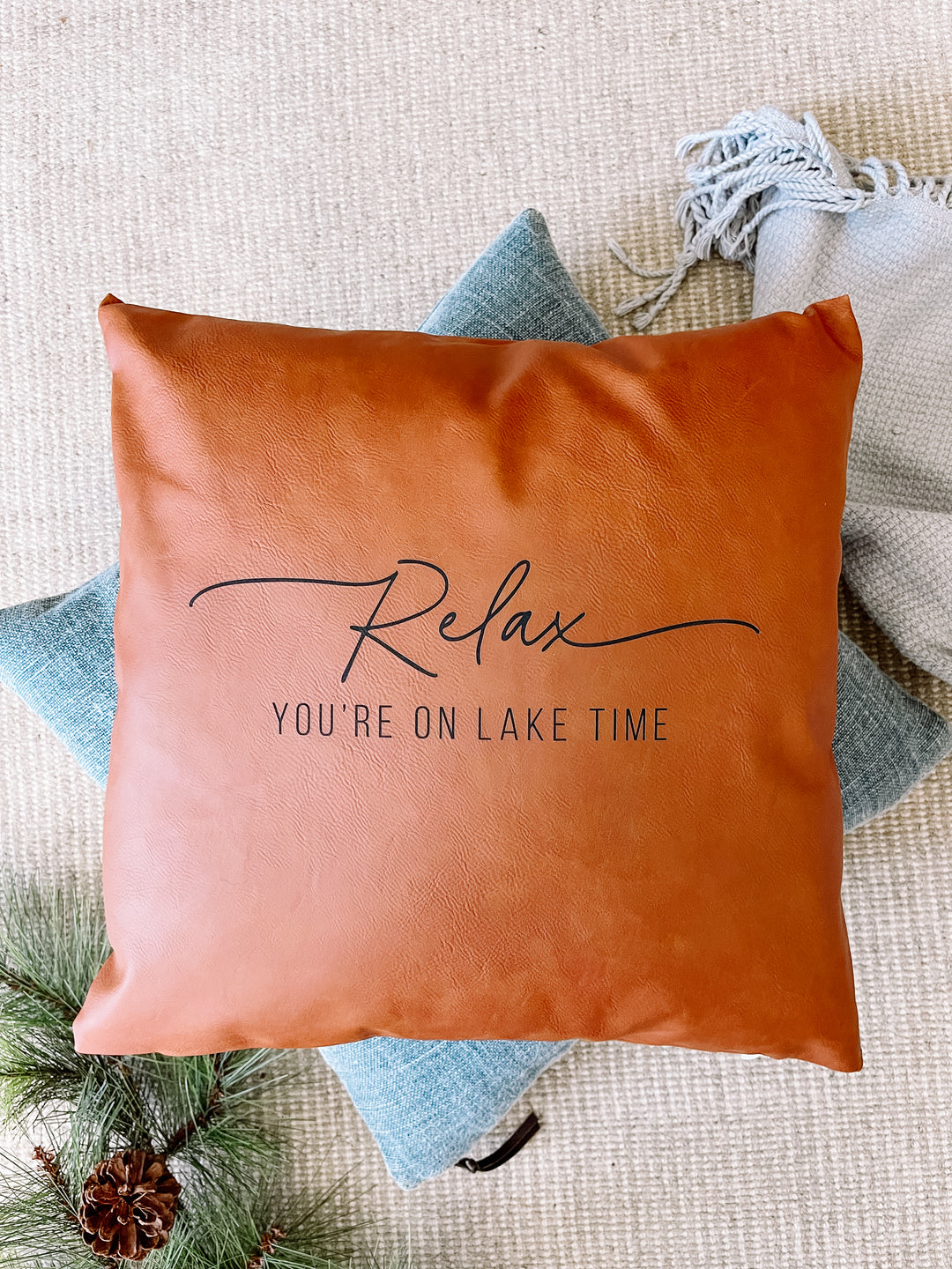 Relax, Throw Pillow 15x15