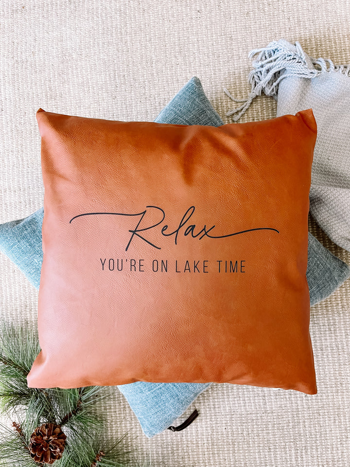 Relax, Throw Pillow 15x15