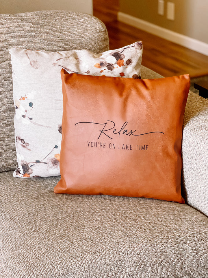 Relax, Throw Pillow 15x15