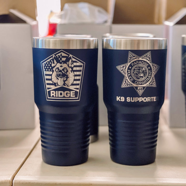 Paradise Police K9 Tumbler, 30oz