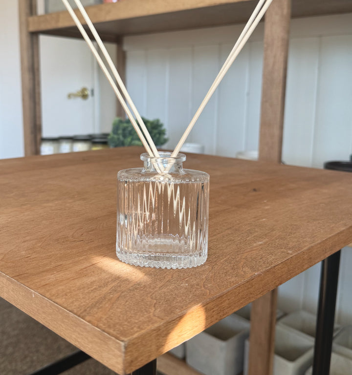 Fluted Elliptic Cylinder, Reed Diffuser Vase