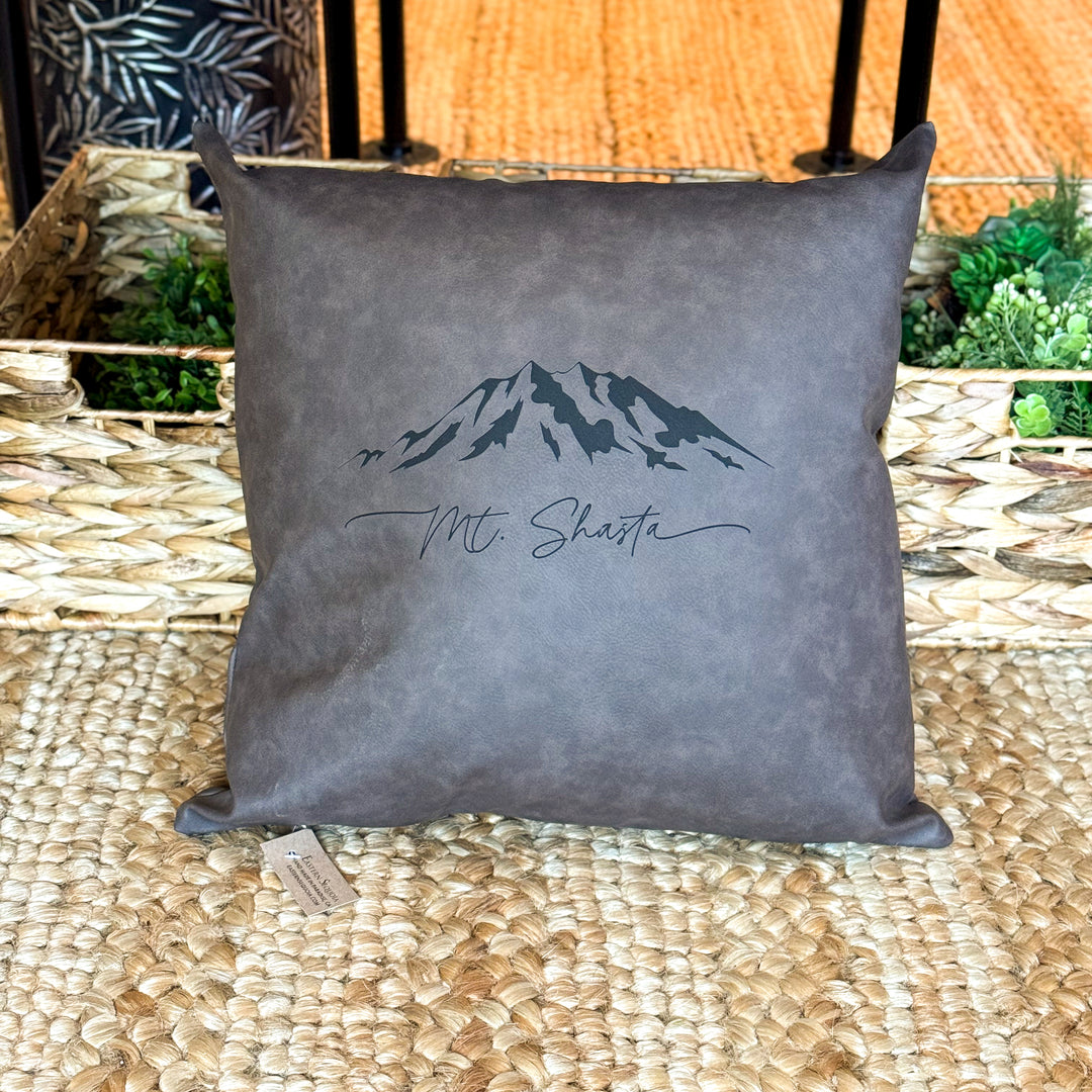 Custom Mountain Design Throw Pillow, 15 x 15