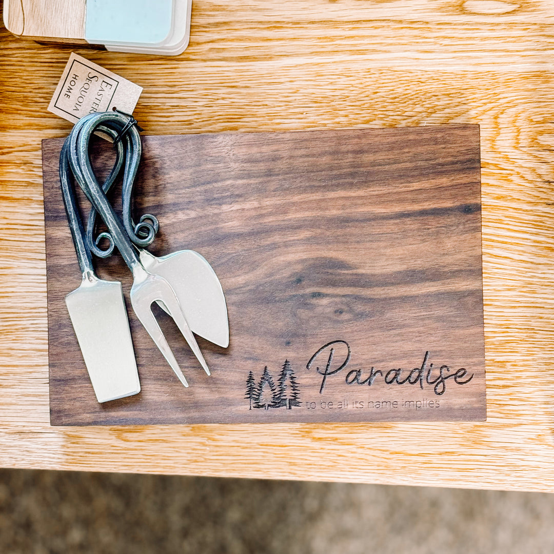 Handmade Walnut Serving Board 7" x 10.5"